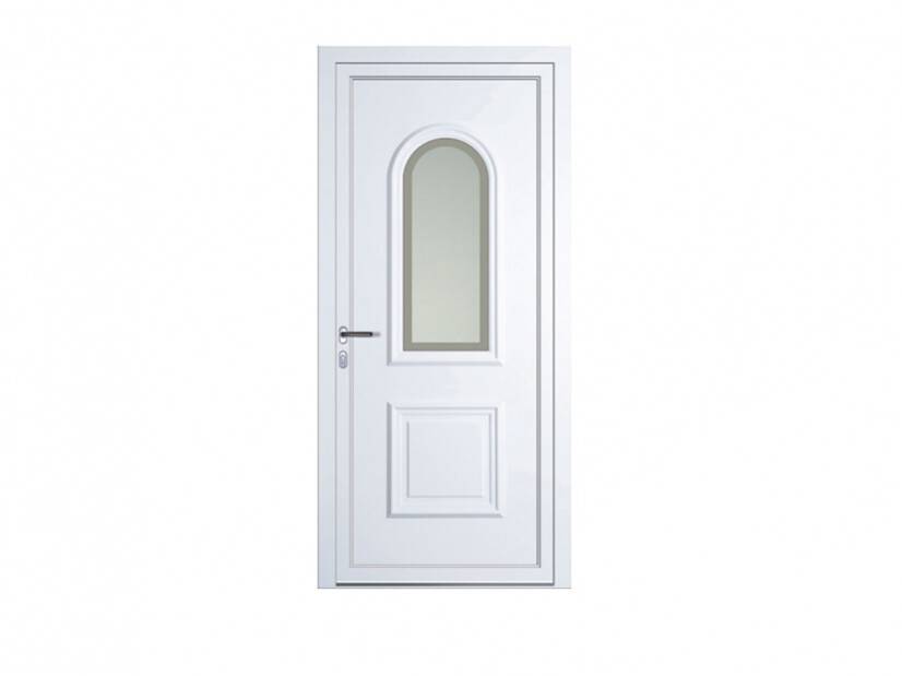 prima porte d'entrée avec vitrage cintrée
