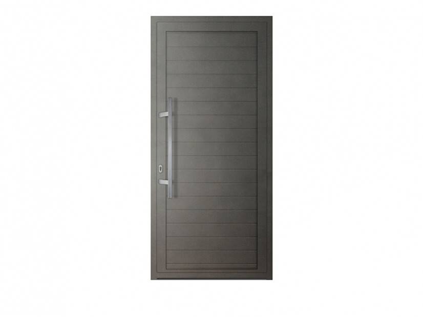 Porte d'entrée aluminium JAVA avec barre de tirage Porte d'entrée aluminium JAVA avec barre de tirage