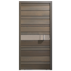 Porte pavillonnaire bois sur mesure