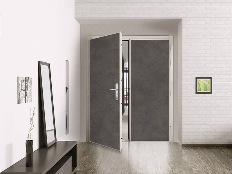 Porte blindée DV-Beton-Chicago-gris Porte blindée DV-Beton-Chicago-gris