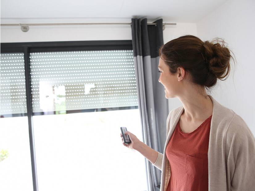 bloc baie volet roulant Réno city télécommande ambiance