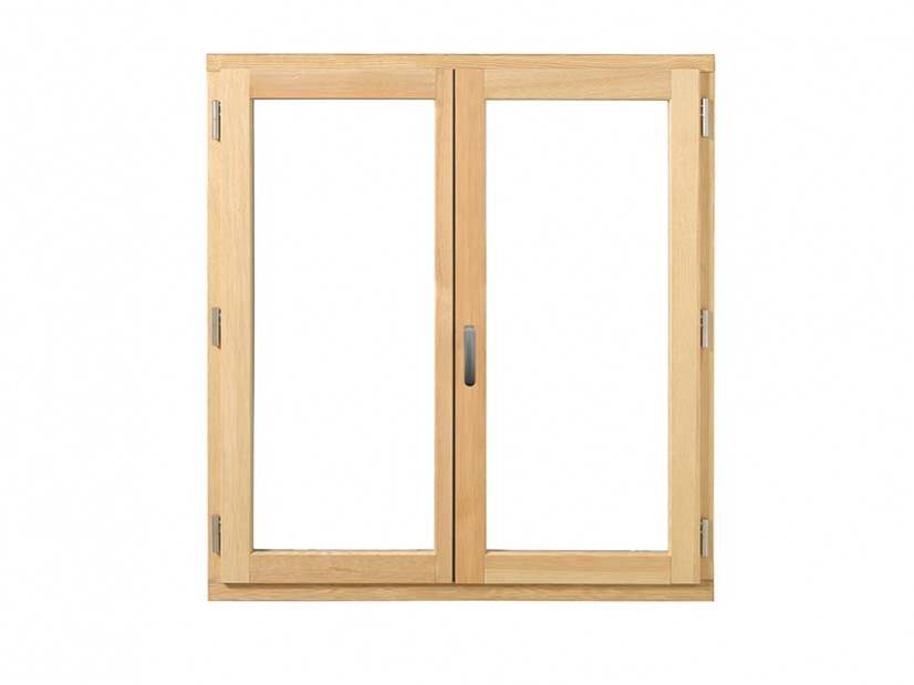 Fenêtre Lena 68 frappe 2 vantaux essence pin lasure naturelle 