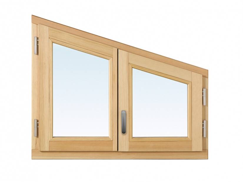 Fenêtre Lena 68 trapèze essence pin lasure naturelle 