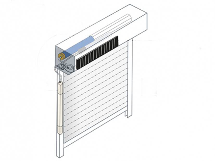 schéma moteur volet roulant Somfy retouche