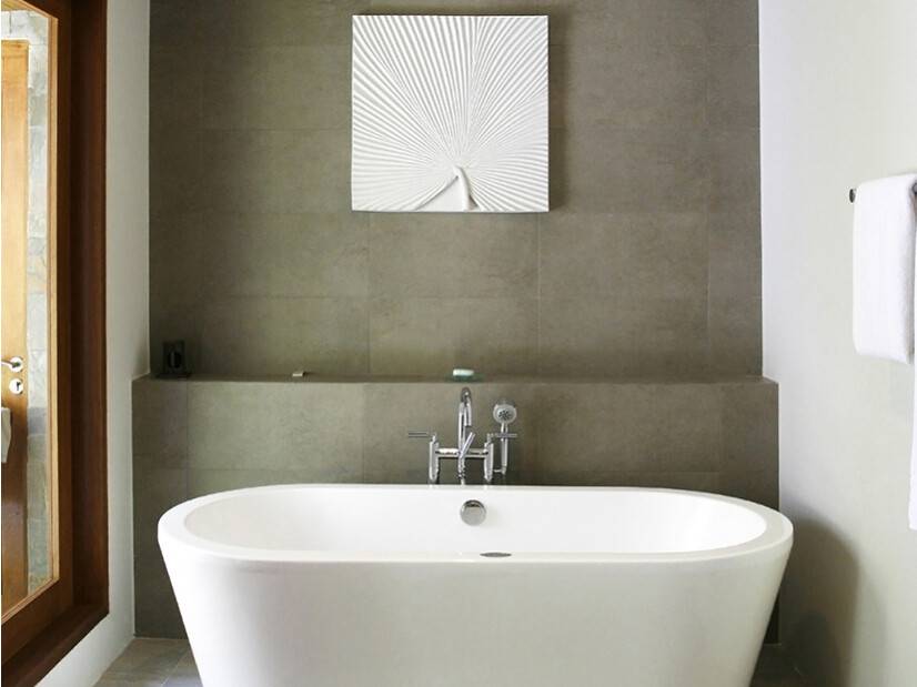 coulissant bois 2 vantaux ambiance salle de bain