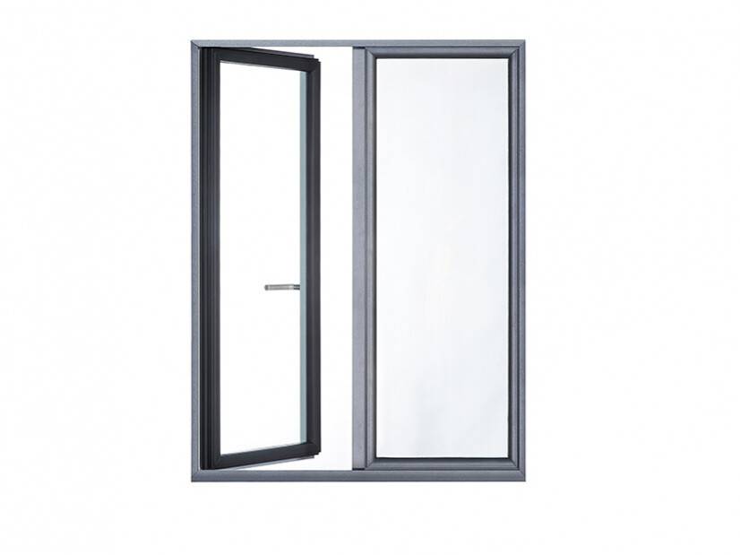 Fenêtre Aluminium  KHELYS ouvrant visible extérieur ouvert