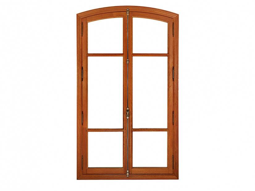 Fenetre bois cintrée prestige petit bois
