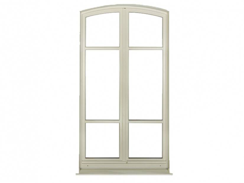 prestige fenêtre bois petit bois cintrée