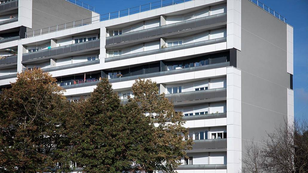 Fabrication de menuiseries pour cet immeuble