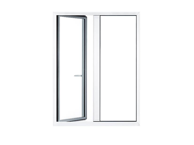 fenêtre anti-effraction aluminium ouvrant caché 