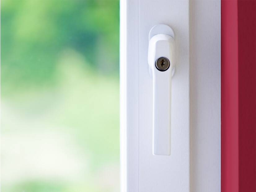 ambiance poignée à clé anti-effraction