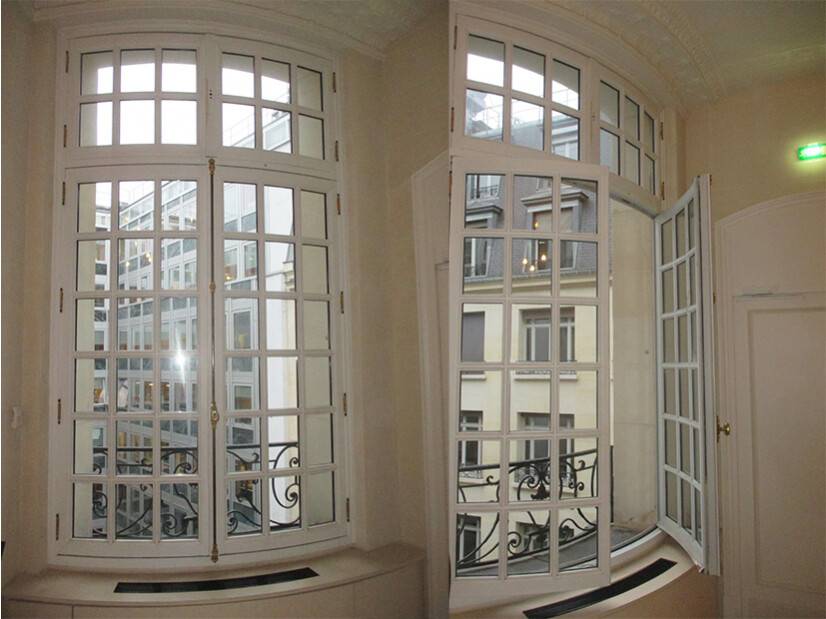 fenêtre bombée petits bois et imposte crémone en applique fenêtre bombée petits bois et imposte crémone en applique