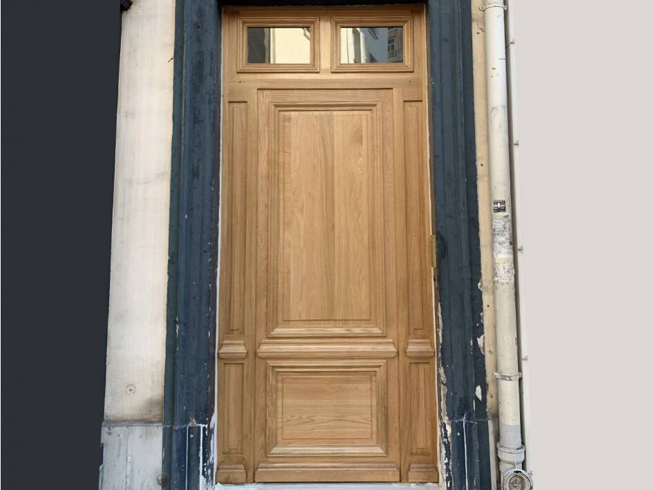 porte cochere bois réalisation paris porte cochere bois réalisation paris