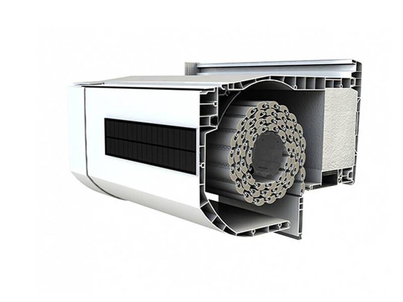 châssis volet roulant solaire visuel 3D