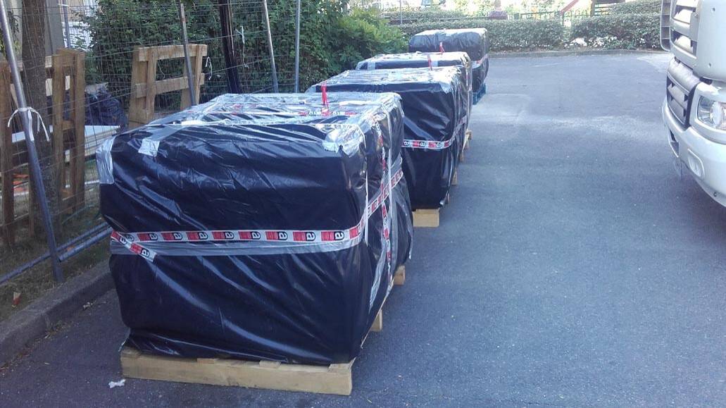 Déchets d'amiante et de plombs d'un chantier Déchets d'amiante et de plombs d'un chantier