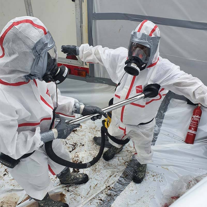Equipement technicien désamiantage 