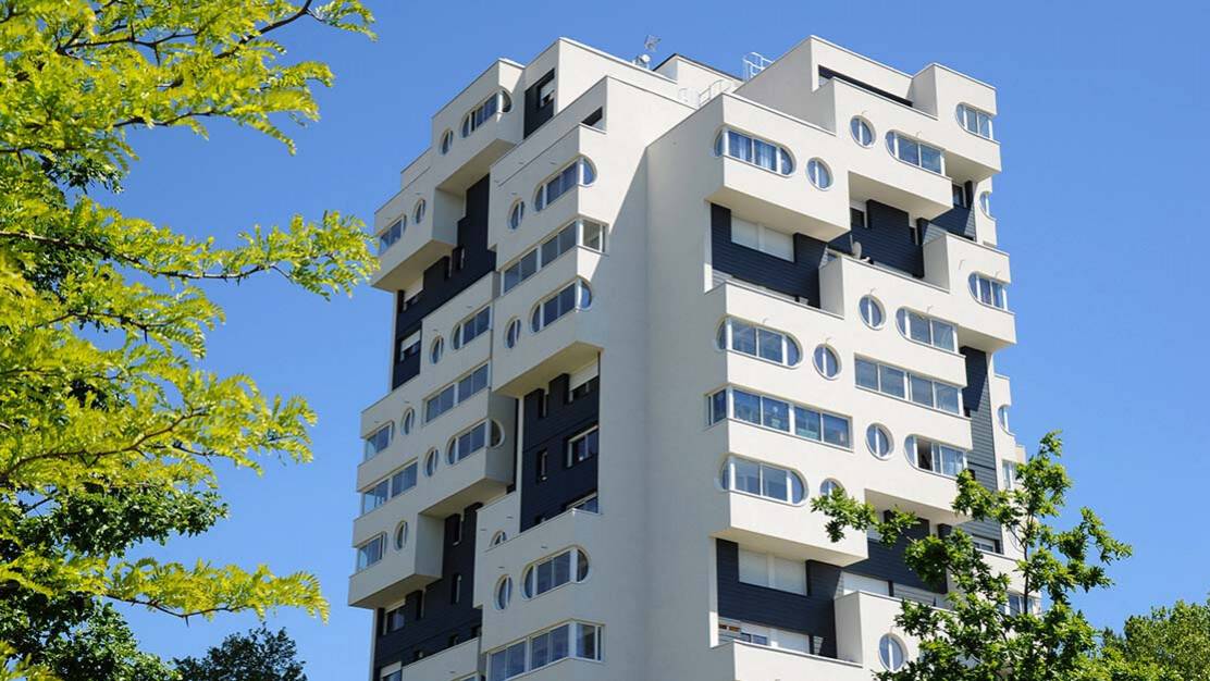 rénovation façade Sevran résidence Boétie 3 vue principale