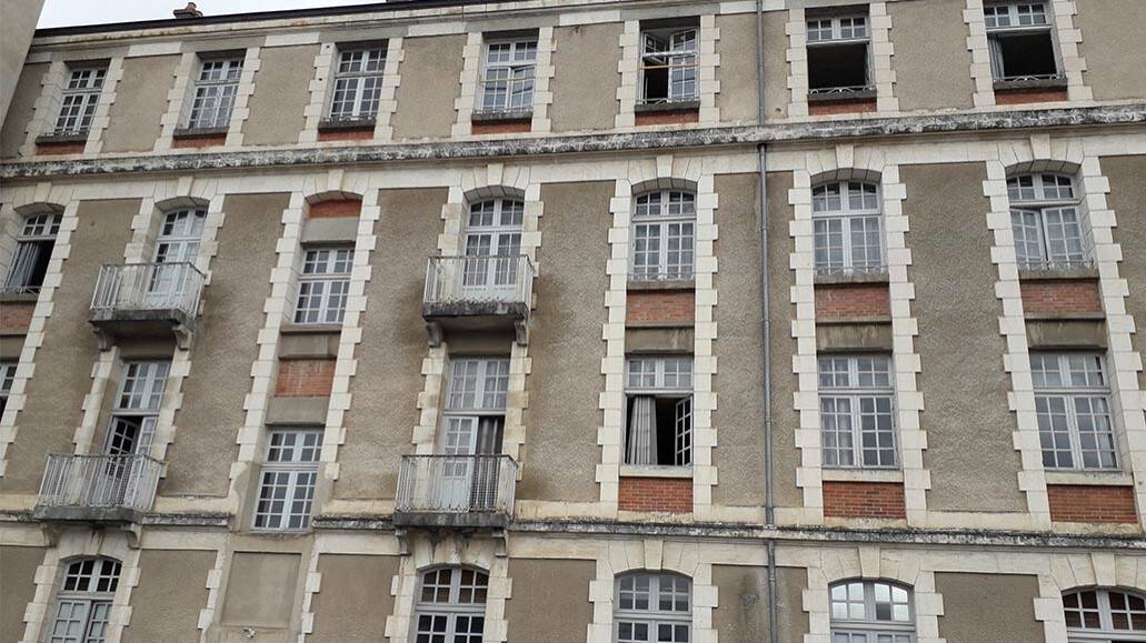 façade rénovation école national de police périgueux AVANT