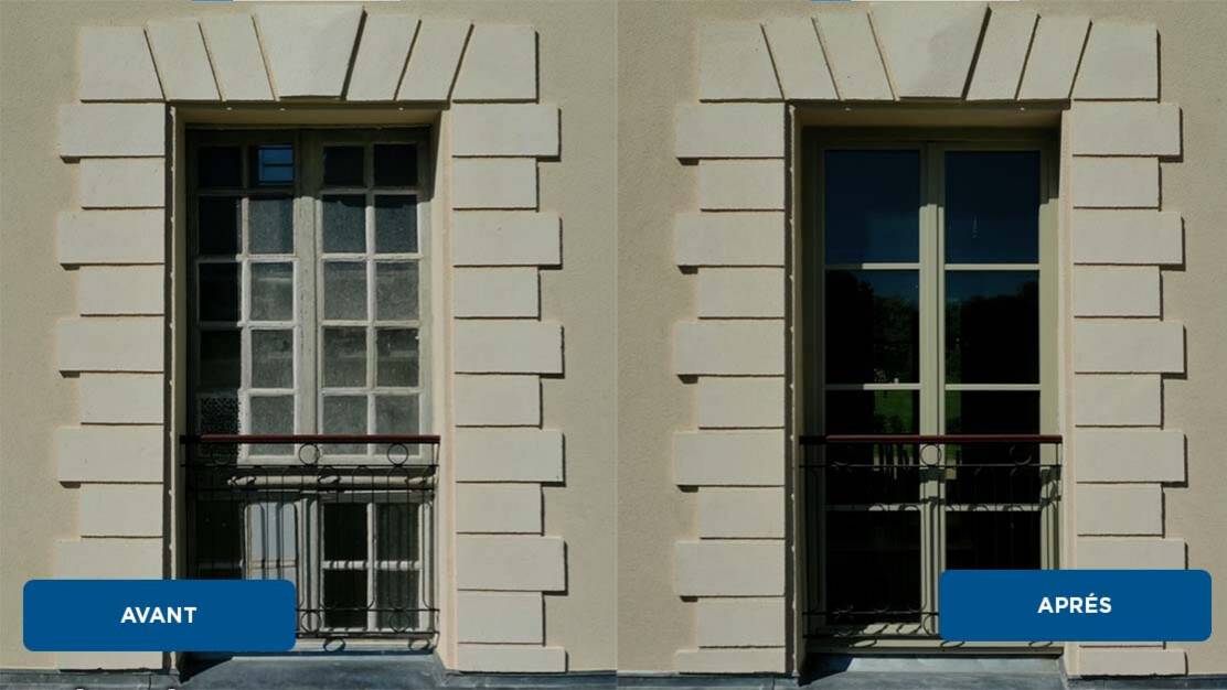 renovation menuiseries Lorillard Bâtiment chateau college luat erp scolaire photo menuiserie anti bruit