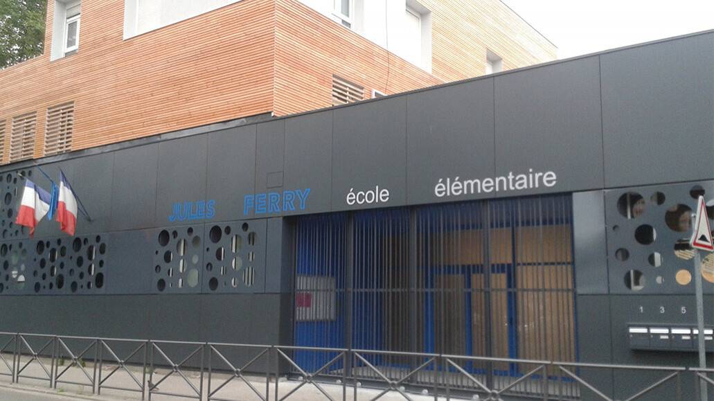 rénovation Façade groupe scolaire Jules Ferry