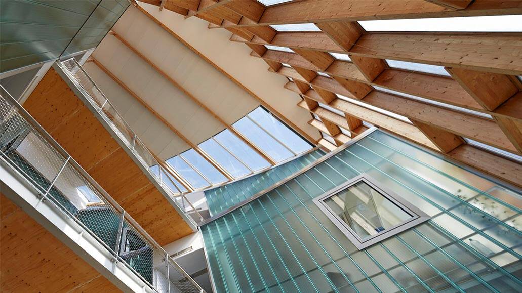 MELUN FSM plafond de verre puit de lumière