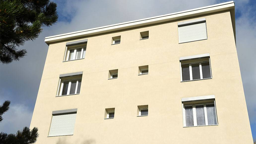 Rénovation façades facade latérale - Résidence des tilleuls Saint-Michel-sur-Orge