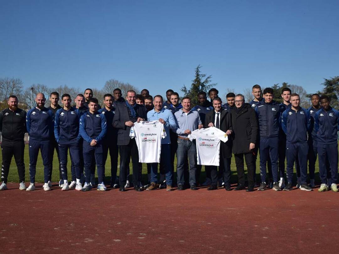 l'équipe de football C Chartres football en février 2022