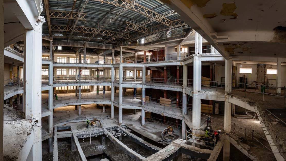 galeries lafayette marseille rue ferreol vue chantier rehabilitation lourde.jpg
