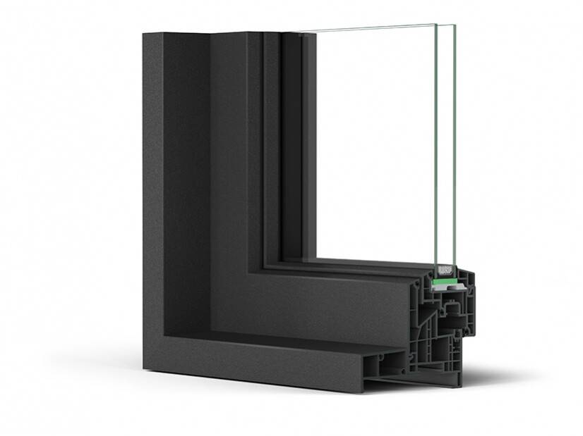 Angle noir HPC fenêtre