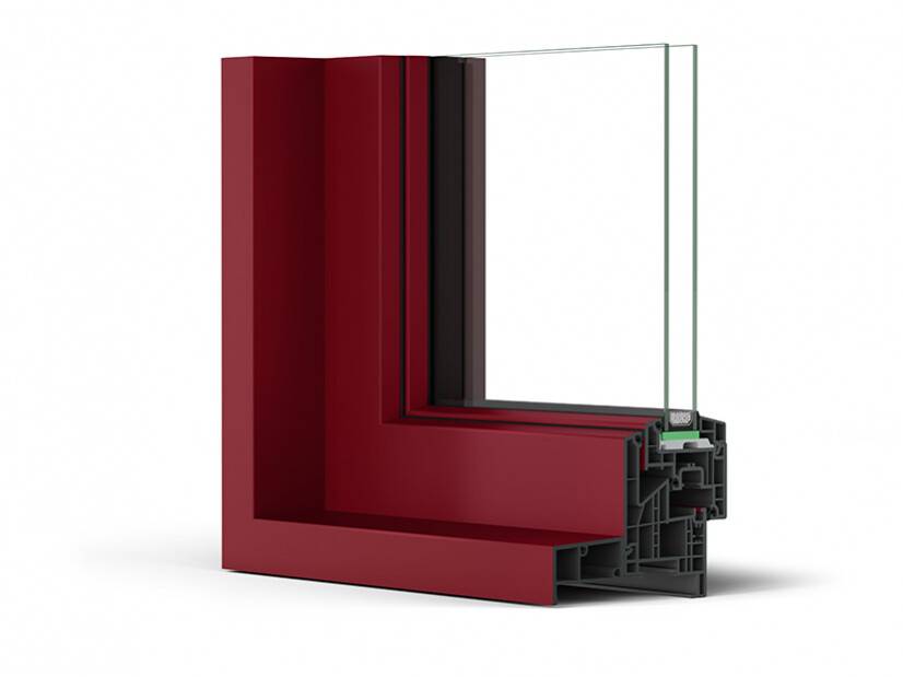 Angle rouge fenêtre HPC