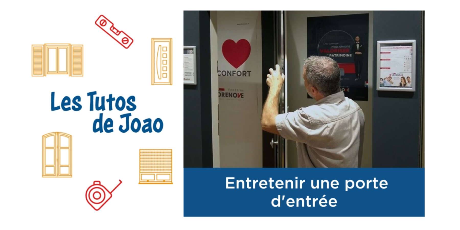 Les Tutos de Joao - Entretenir la crémone d'une porte d'entrée 