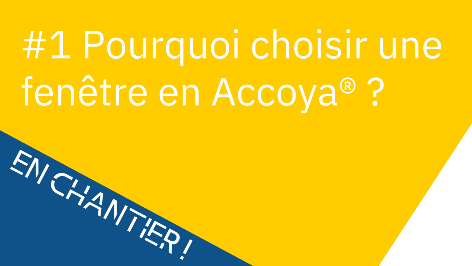 # 1 Pourquoi choisir une fenêtre en Accoya ?