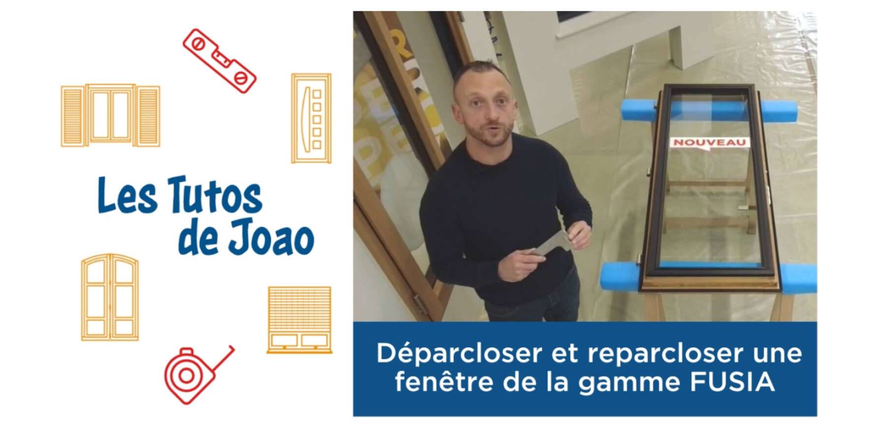 Les Tutos de Joao - Changer le vitrage d'une fenêtre de la gamme Fusia