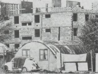 Bidonville dans les années 50